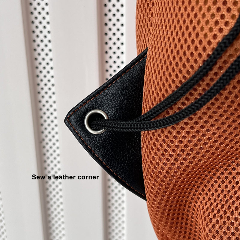 Orange Color Drawstring Backpack