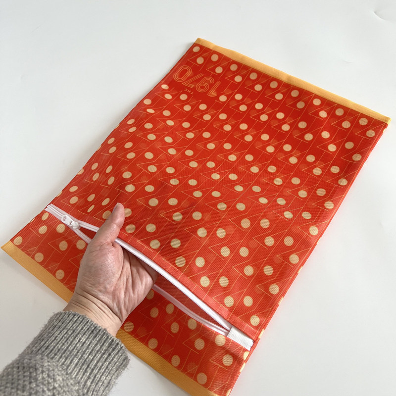 Red Mesh Laundry Bag