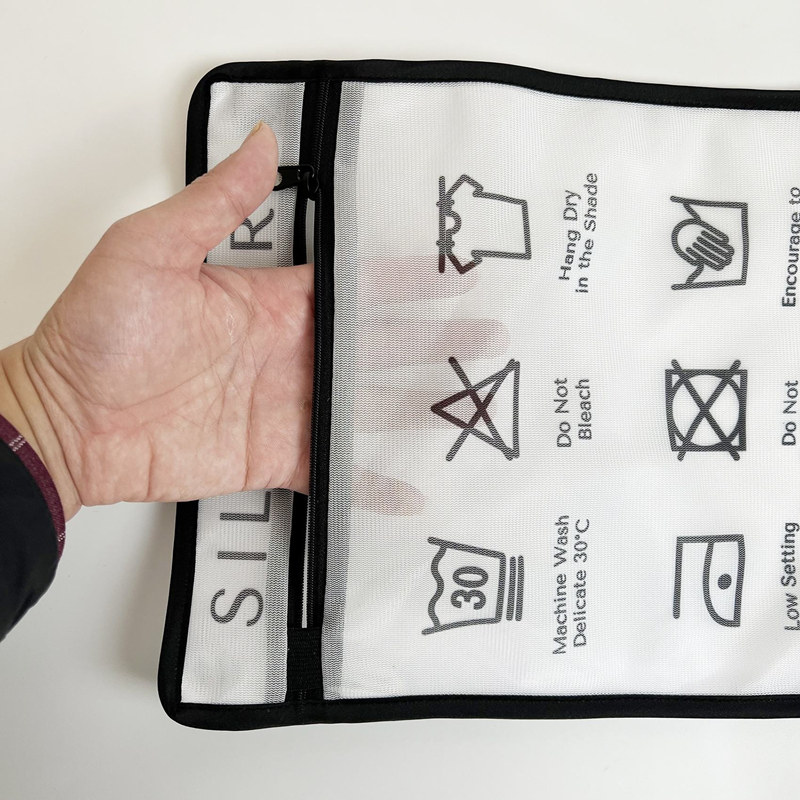 Black Trim Lingerie Wash Bag