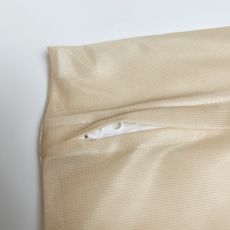 Beige Mesh Laundry Bag