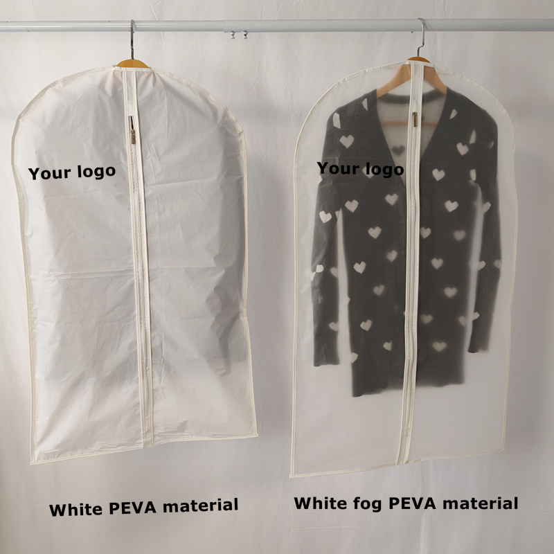 White PEVA Suit Cover