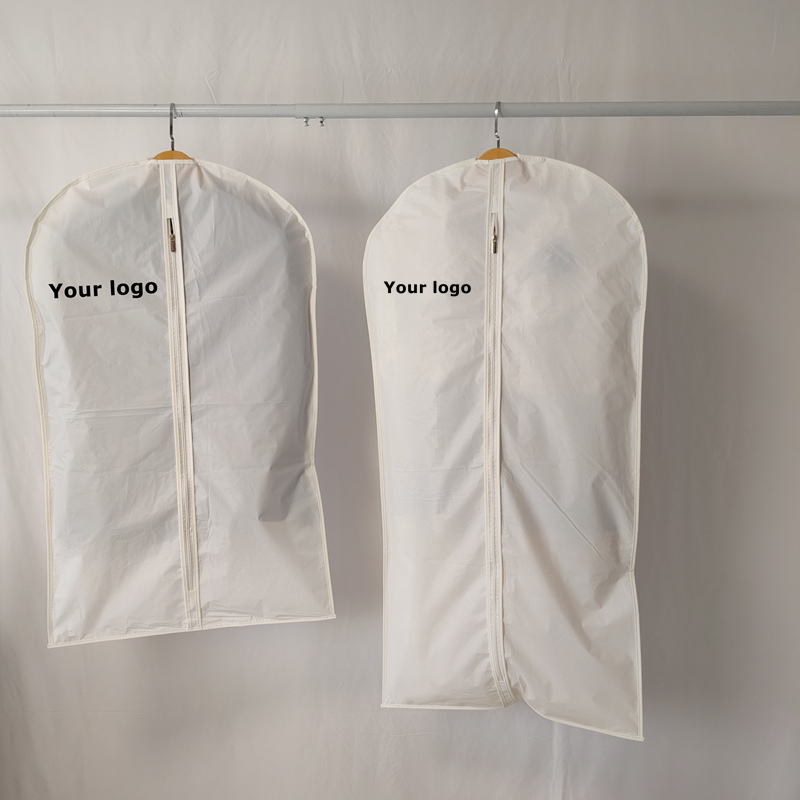 White PEVA Suit Cover