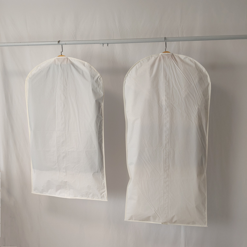 White PEVA Suit Cover