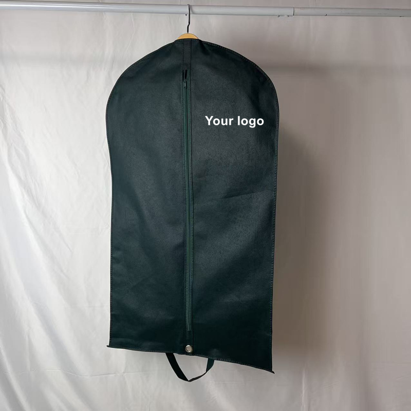 Dark Green Suit Cover with Handles