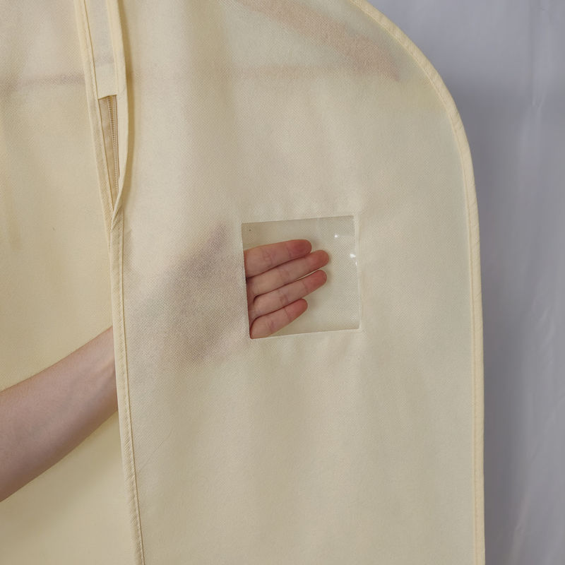 Cream Nonwoven Suit Cover