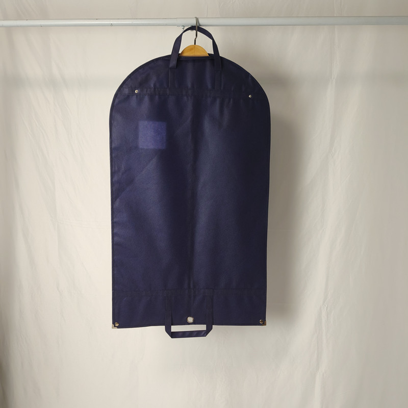 Dark Blue Nonwoven Suit Carrier