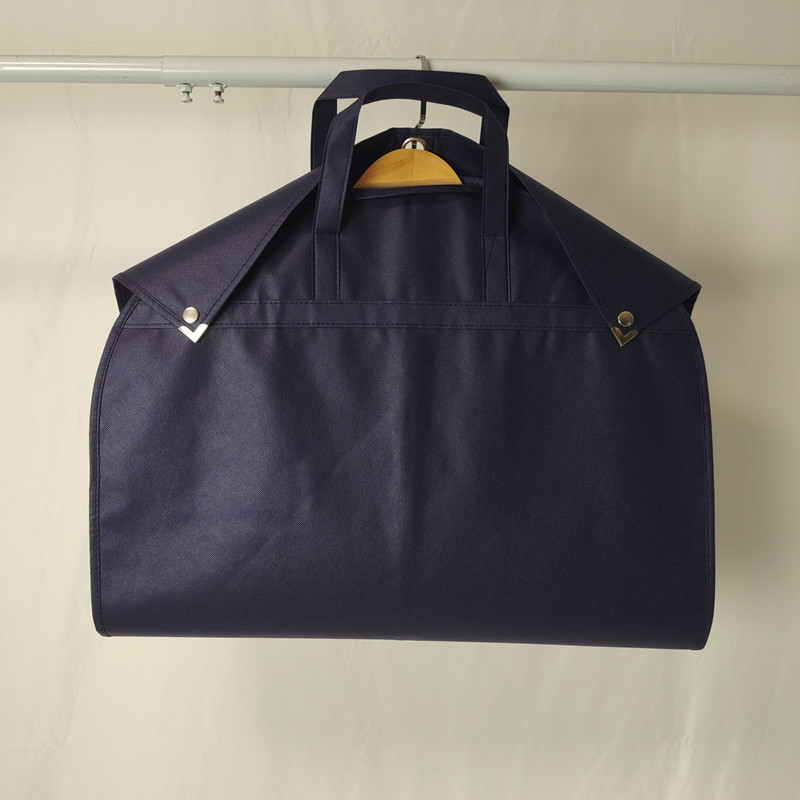 Dark Blue Nonwoven Suit Carrier