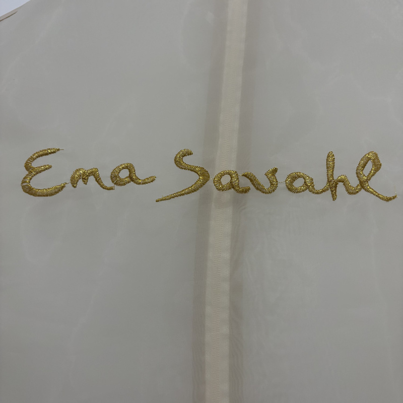 25'' Transparent Silk Suit Cover