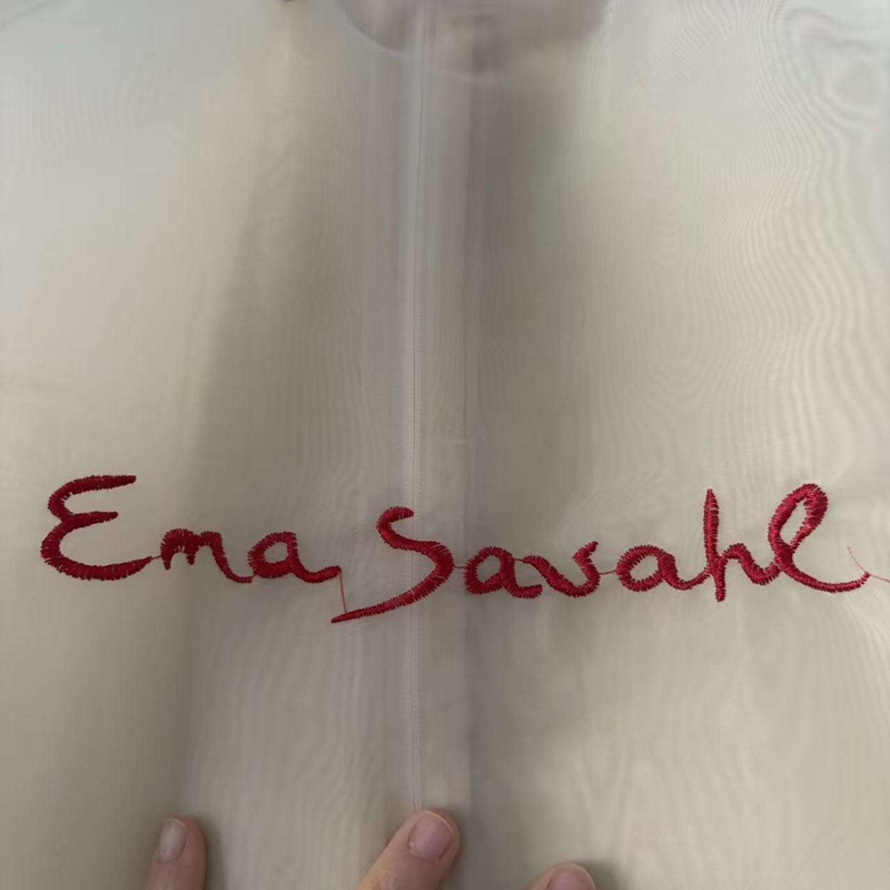 25'' Transparent Silk Suit Cover
