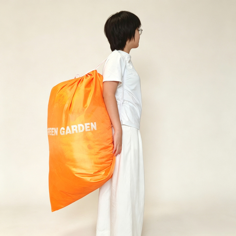 Orange Color Laundry Bag