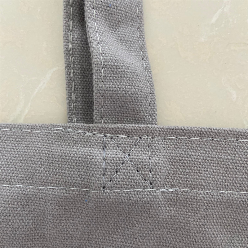 Grey Color Cotton Tote Bag