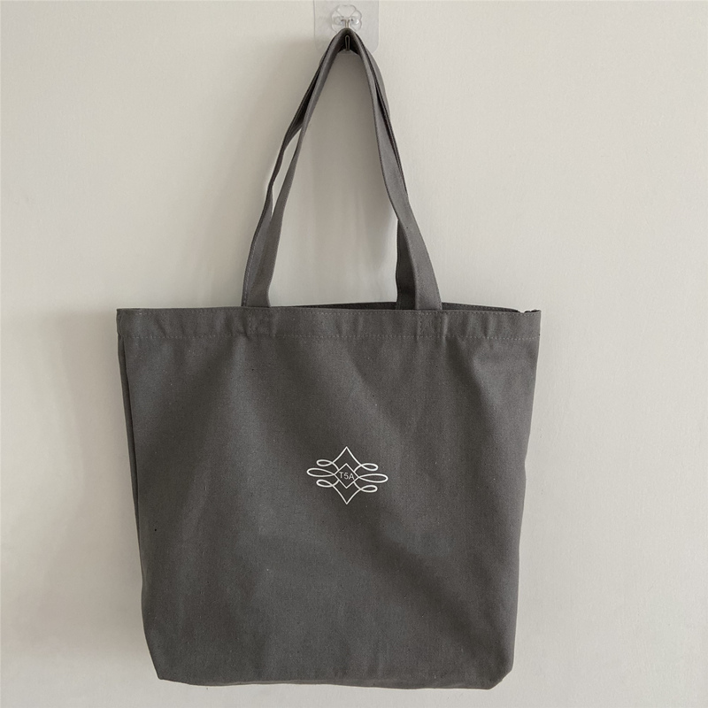 Grey Reusable Shopping Tote Bag