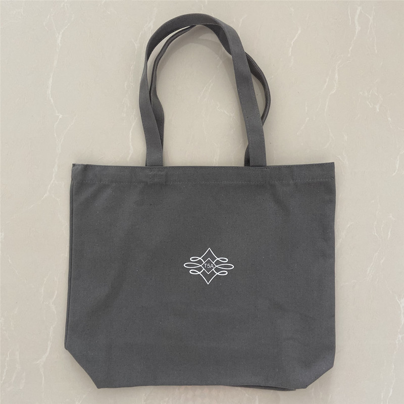Grey Reusable Shopping Tote Bag