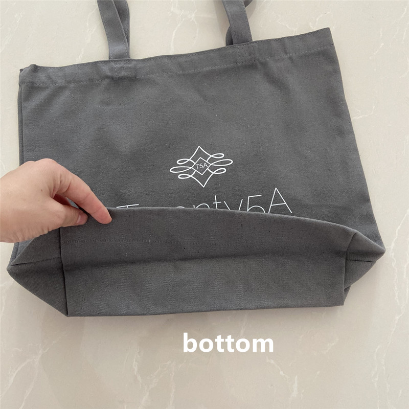 Grey Reusable Shopping Tote Bag