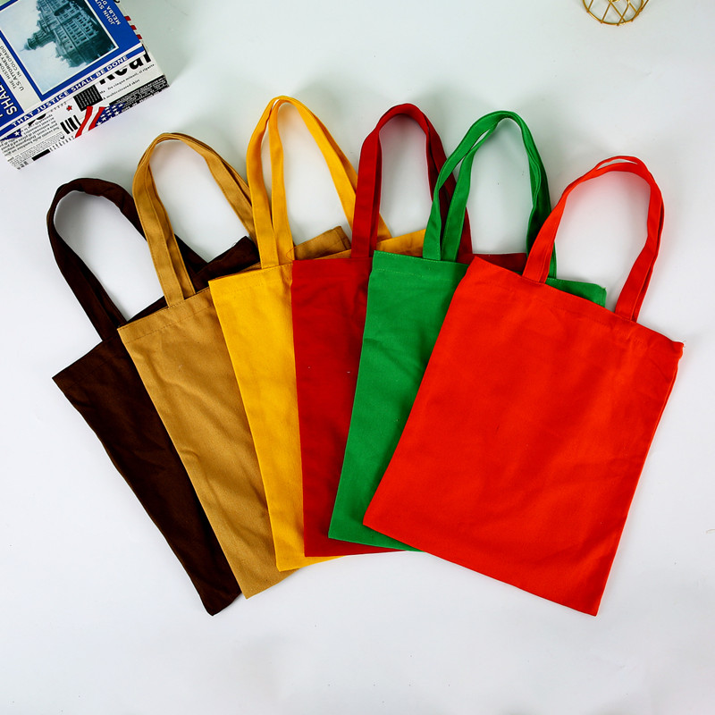 Green Cotton Tote Bag
