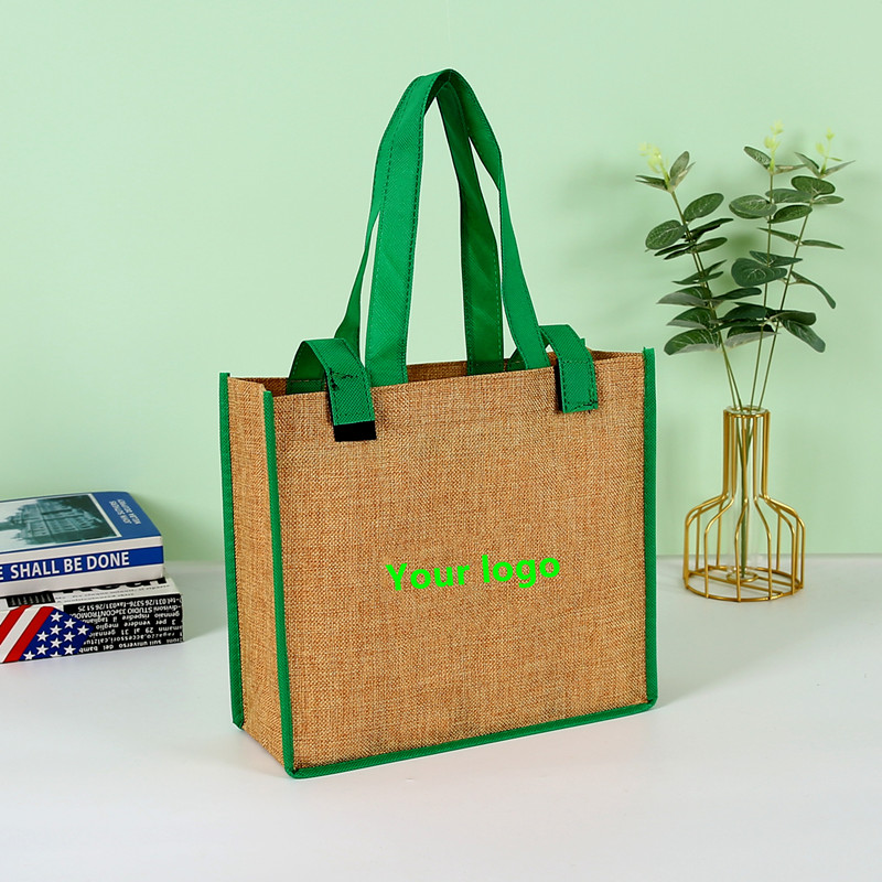 Jute Tote Bag Custom Logo