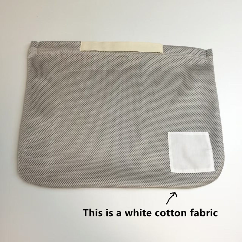 Grey Sandwich Mesh Tote Bag