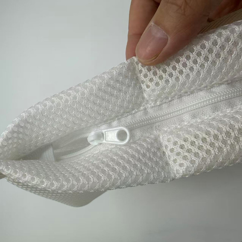 White Sandwich Mesh Tote Bag