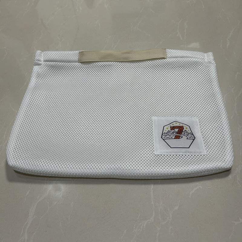 White Sandwich Mesh Tote Bag