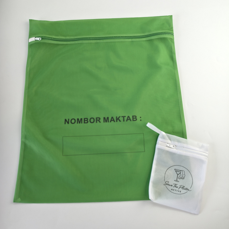 Green Mesh Laundry Bag