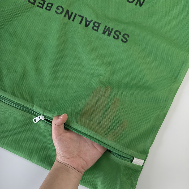 Green Mesh Laundry Bag