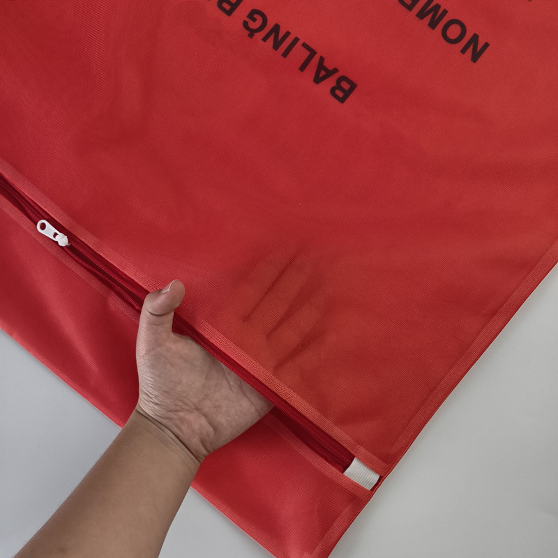 Red Mesh Laundry Bag