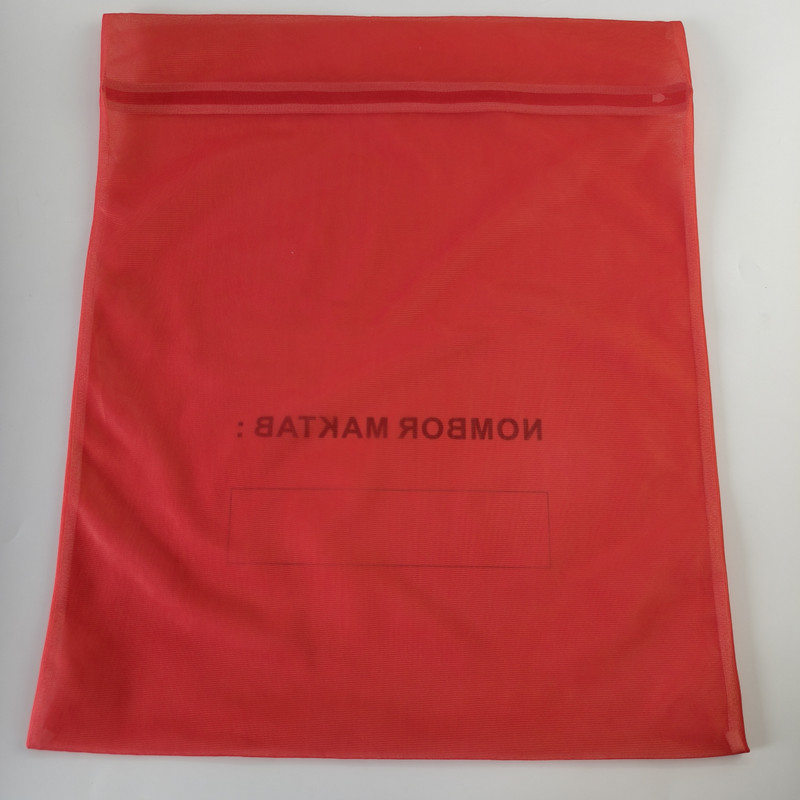 Red Mesh Laundry Bag