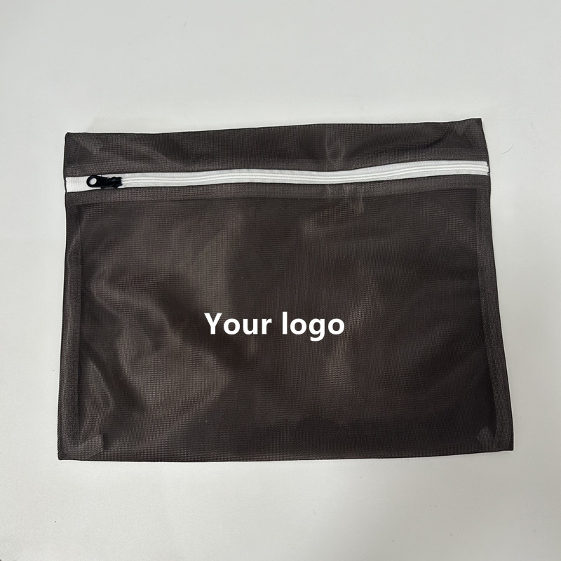 Brown Mesh Laundry Bag