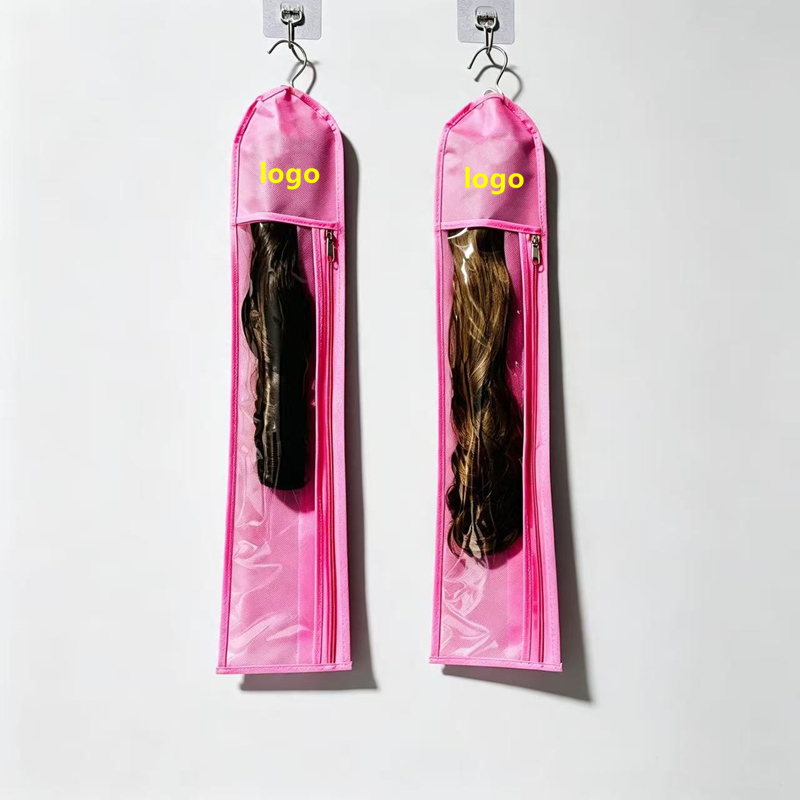 26'' Ponytail Bundles Pink Storage Bag